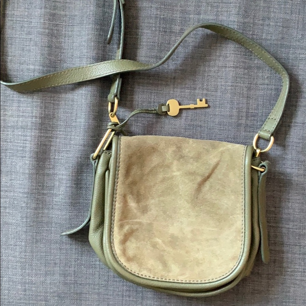 Fossil Army Green Crossbody Bag